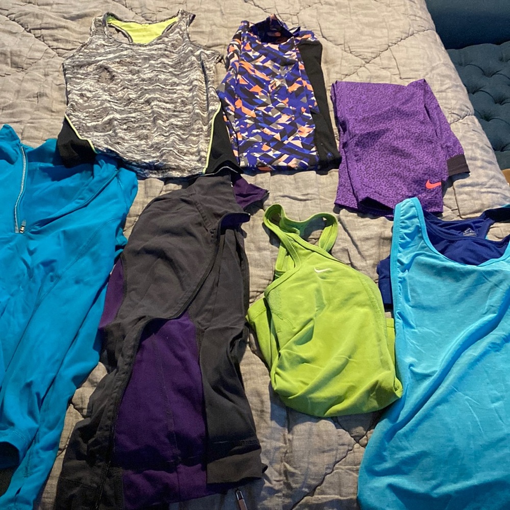 Workout haul including 3 Nike items